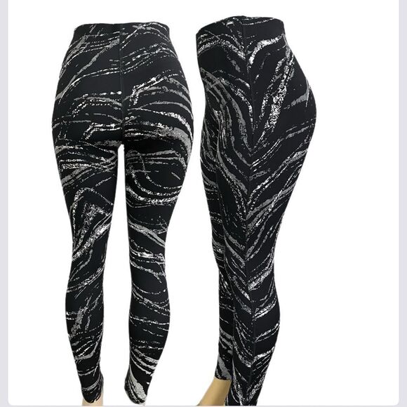 Victoria’s Secret Pink Active Compression V Legging High Waist Full Length black - Picture 1 of 5